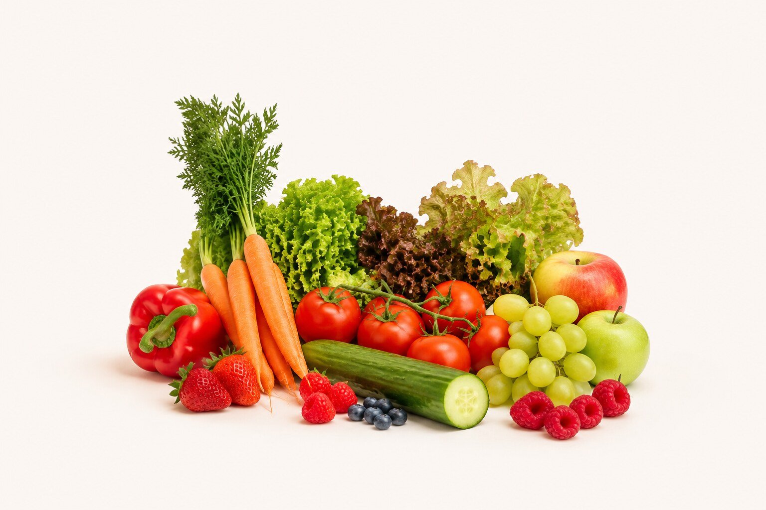 Frisches Obst und Gemüse