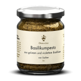 ÖK Basilikumpesto violett und grün von Sizilien, I