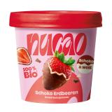 nucao Schoko Erdbeeren, 120 g Becher