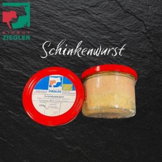 Wurstglas Schinkenwurst