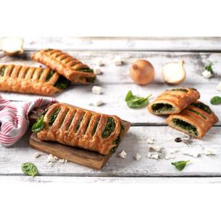 Spinatstrudel mit Feta