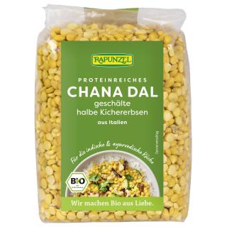 Chana Dal, Kichererbsen halb, geschält