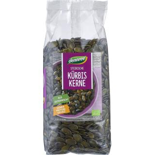 dennree Kürbiskerne, 500 gr Packung
