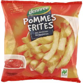 dennree Pommes Frites, 600 gr Beutel