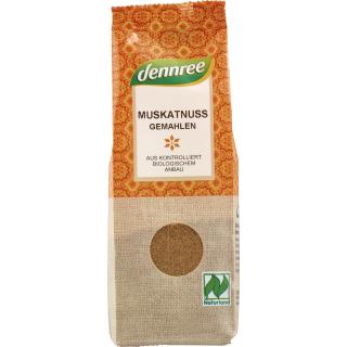 dennree Muskatnuss, gemahlen, 40 gr Packung