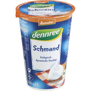 dennree Schmand, 200 gr Becher