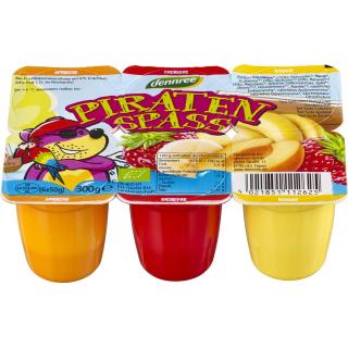 dennree Piratenspass, 300 gr Becher 6*50 gr Cluste