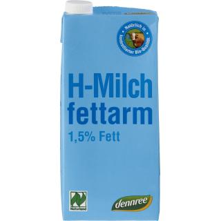 dennree H-Milch, 1 ltr Packung Naturland