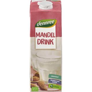 dennree Mandel Drink ungesüßt, 1 ltr Packung