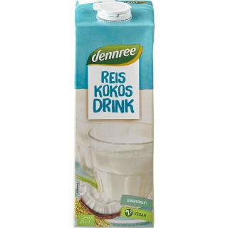 dennree Reis-Kokos Drink, 1 ltr Packung