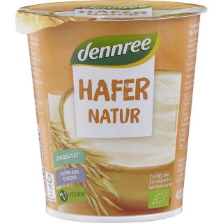 dennree Joghurtalternative Hafer Natur, 400 gr Bec