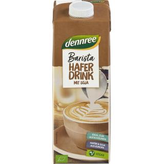 dennree Hafer Barista, 1 ltr Packung