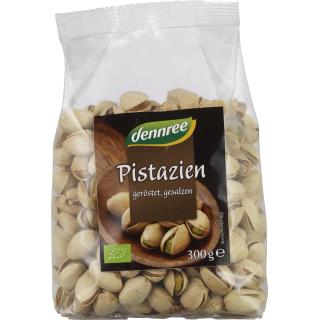 dennree Pistazien mit Schale, geröstet und gesalze