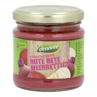 dennree Streichcreme Rote Bete Meerrettich, 180 gr