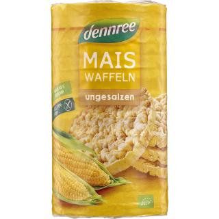 dennree Maiswaffeln ungesalzen, 120 gr Packung -gl