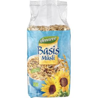 dennree Basis Müsli, 750 gr Packung