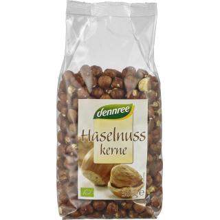 dennree Haselnusskerne, ganz, Türkei, 500 gr Packu