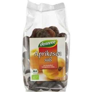 dennree Aprikosen, ganze Frucht, süß, entsteint, T
