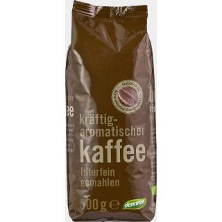 dennree Röstkaffee, gemahlen, 500 gr Packung