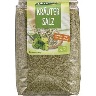 dennree Kräutersalz im Nachfüllbeutel, unjodiert,