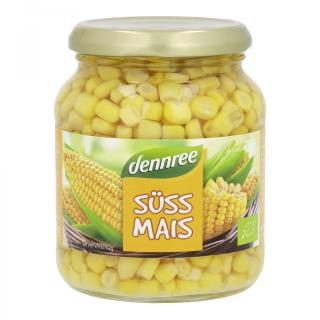 dennree Süßmais, 330 g Glas
