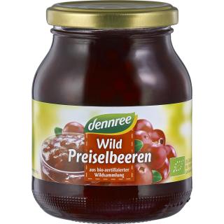 dennree Preiselbeeren, 400 gr Glas