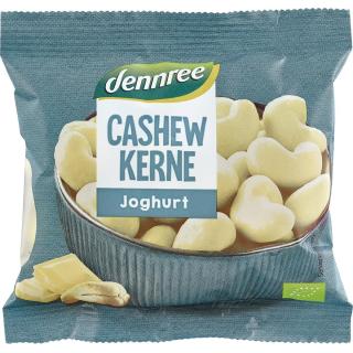 dennree Cashewkerne in weißer Joghurtschokolade, 8