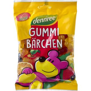 dennree Gummi-Bärchen mit Gelatine, 400 g Packung
