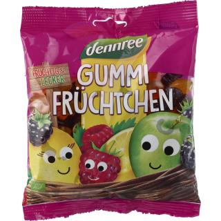 dennree Gummifrüchtchen mit Gelatine, 400 g Packun