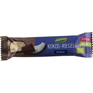 dennree Kokos-Riegel in ZB-Schokolade, 40 gr Stück