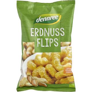 dennree Erdnussflips, 115 g Packung