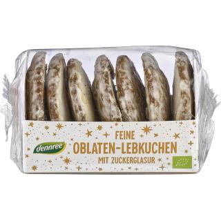 dennree Feine Oblaten Lebkuchen glasiert, 200 g Pa