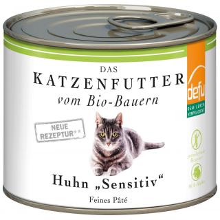 Katzenfutter DEFU Huhn sensitiv - Dose