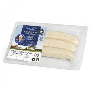 b*Rostbratwurst vom Geflügel