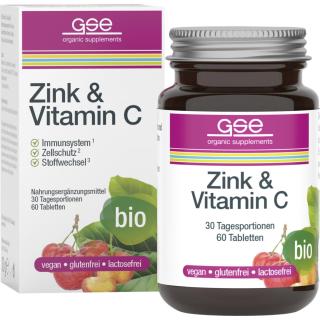 Zink + Vitamin C Complex 500mg | 60St