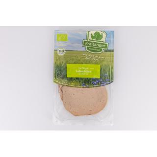 Freiländer Bio Geflügel Geflügel Leberkäse, 80 g P