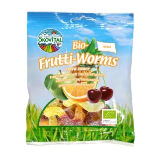 Frutti-Worms Fruchtgummimischung sauer glutenfrei