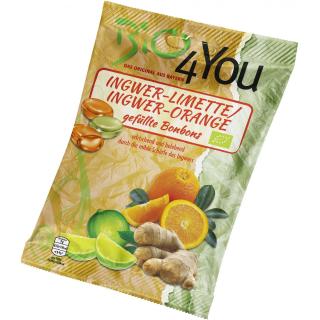 Bio4You Bonbons Ingwer-Limette & Ingwer-Orange