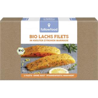 Lachs Filets in Kräuter-Zitronen-Marinade