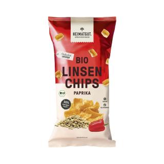 Heimatgut  Linsenchips Paprika, 75 g Packung