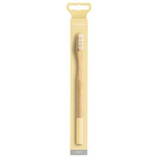 Niyok Bambuszahnbürste adult soft gelb, 1 Stück