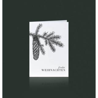 Grußkarte FICHTENZWEIG
