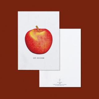 Postkarte APFEL