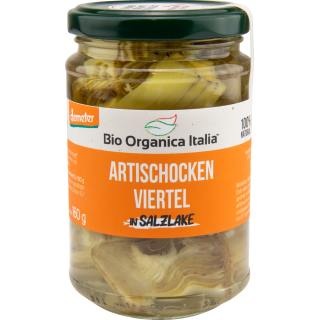 Artischocken Viertel in Salzlake 280G