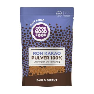 goodmoodfood Roh Kakao Pulver, 110 gr Packung