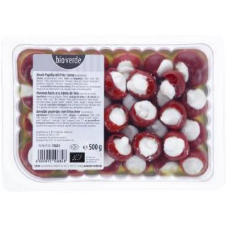 Paprika mit Frischkäse-Feta-Füllung lose