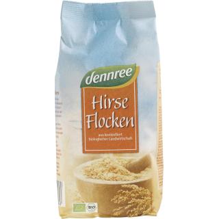 dennree Hirseflocken, 500 gr Packung