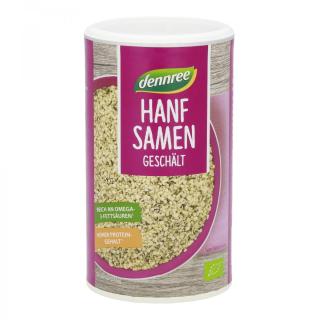 dennree Hanfsamen, geschält, 200 g Packung  -verfü