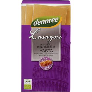 dennree Hartweizen-Lasagne, 250 gr Packung -Vollko