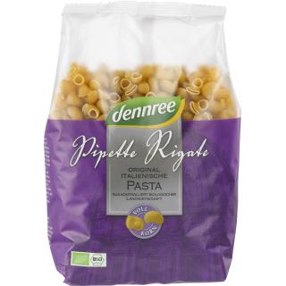 dennree Hartweizen-Pipette Rigate, 500 gr Packung